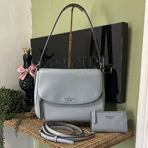 Kate Spade Light blue purse and wallet set